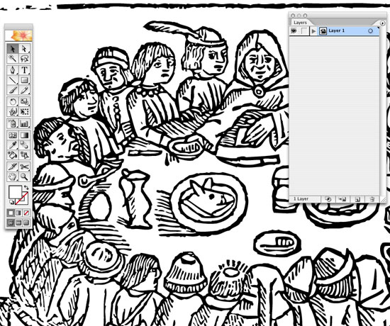 Line Art Adobe Illustrator : Live trace in illustrator create accurate line art tracings