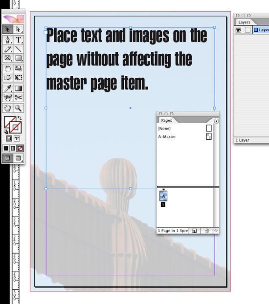 InDesign Transparency Background Image Work