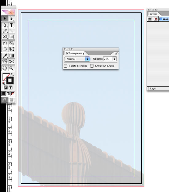 InDesign Transparency Background Image Work