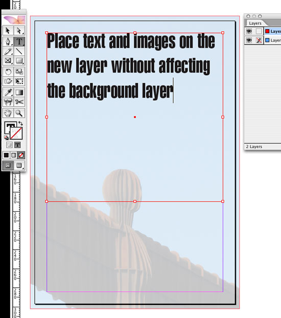 InDesign Transparency and Faded Background Image Effects