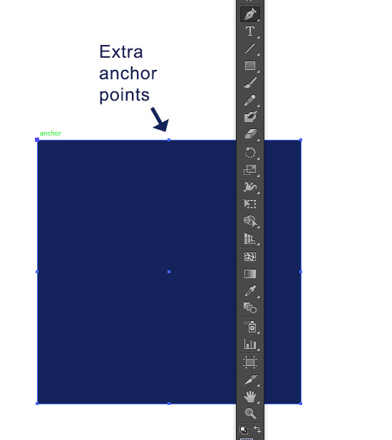 Extra anchor points in Illustrator