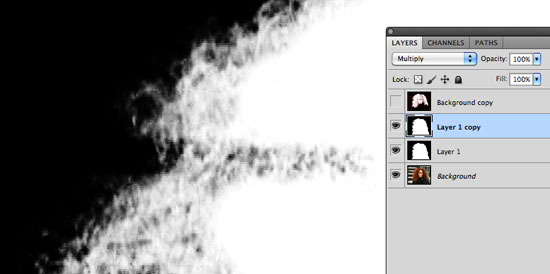 How to Cut Out Hair in Photoshop - Block out areas of white and black