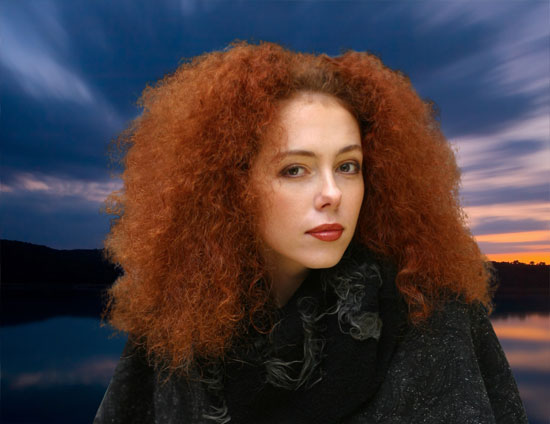 How to Cut Out Hair in Photoshop - Finished Result