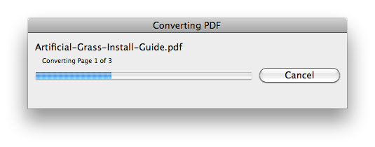 Converting PDF