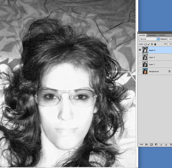 Cutting Out Hair in Photoshop - Identify areas of light and dark