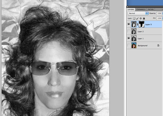 Cutting Out Hair in Photoshop - Delete areas of low contrast