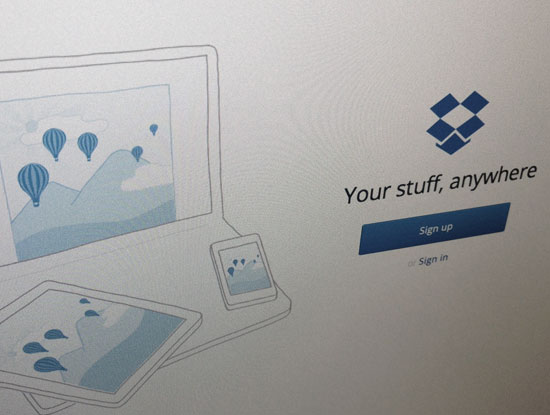 Dropbox file sharing utility